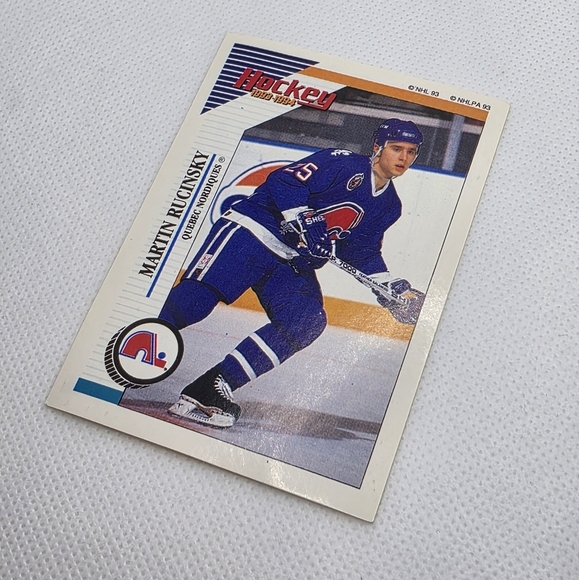 1993-94 Panini Hockey Martin Rucinsky Quebec Nordiques #74 Sticker - Picture 2 of 4